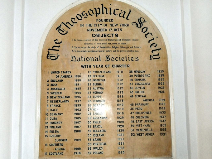 Theosophical Society, Adyar, India