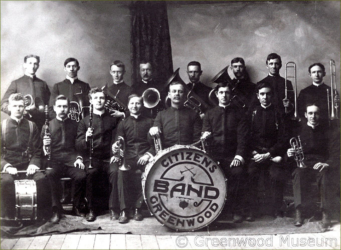 Greenwood Citizens Band, c. 1906