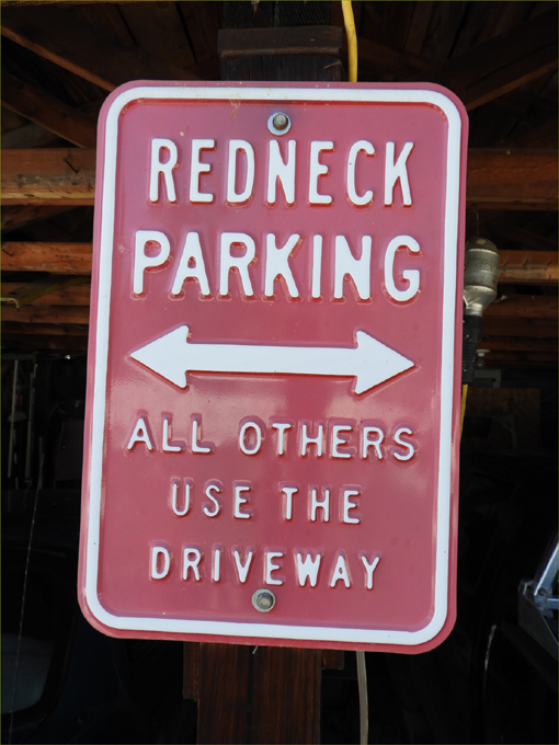 Vintage Boundary Signs
