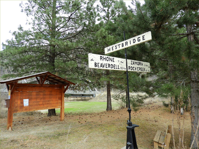 Trans Canada Trail from Rock Creek to Westbridge