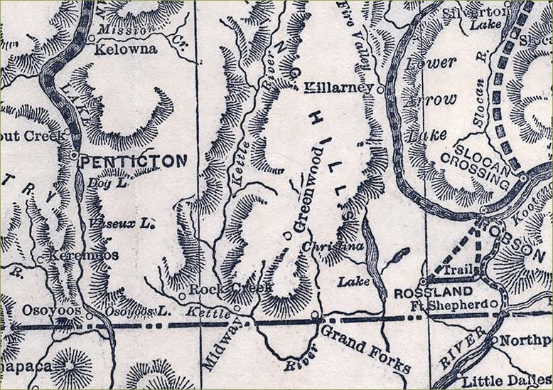 Canadian Pacific Railway Map